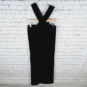 BISHOP + YOUNG | attached fabric belt tie waist wide leg trouser pants